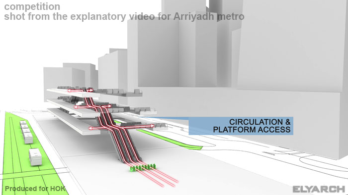 animation frame from a video for an architectural competition