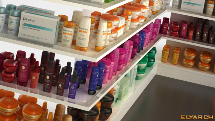 Loreal Kerastase salon display
