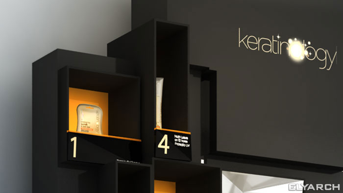 Loreal Keratinology Urban Legends display