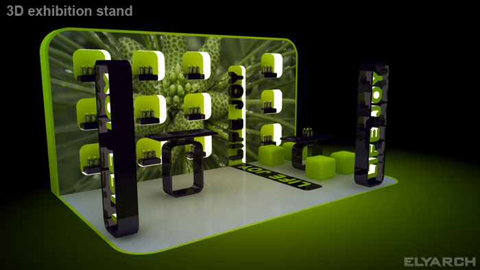 3D exhibition stand concept